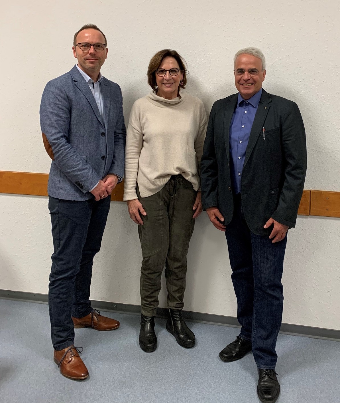 Vorstandsmitglieder Alexander Rode, Elisabeth Ahrens und Klaus-Peter Ewen
